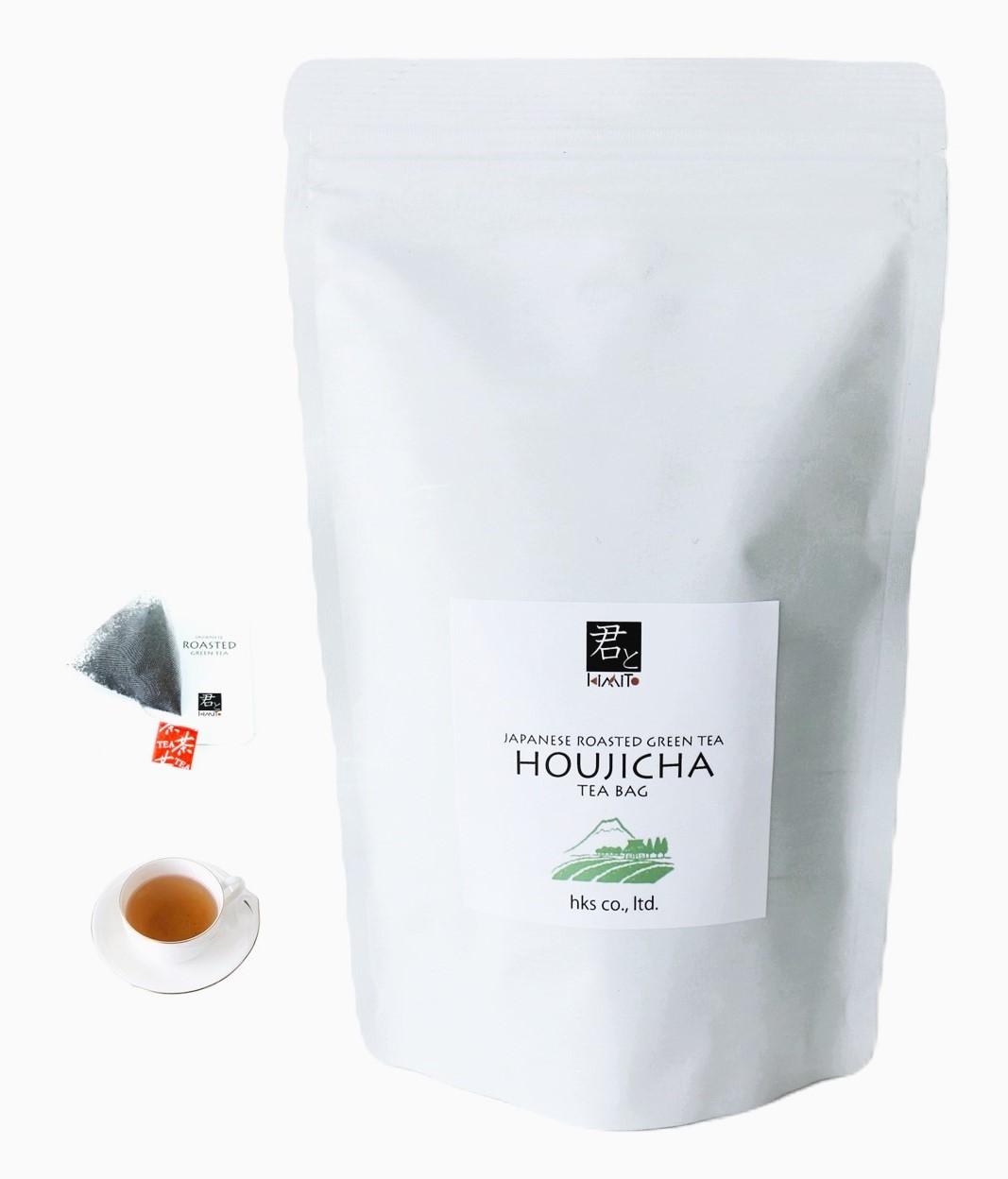 【ほうじ茶ティーバッグ】チャック袋付(4g×20包)