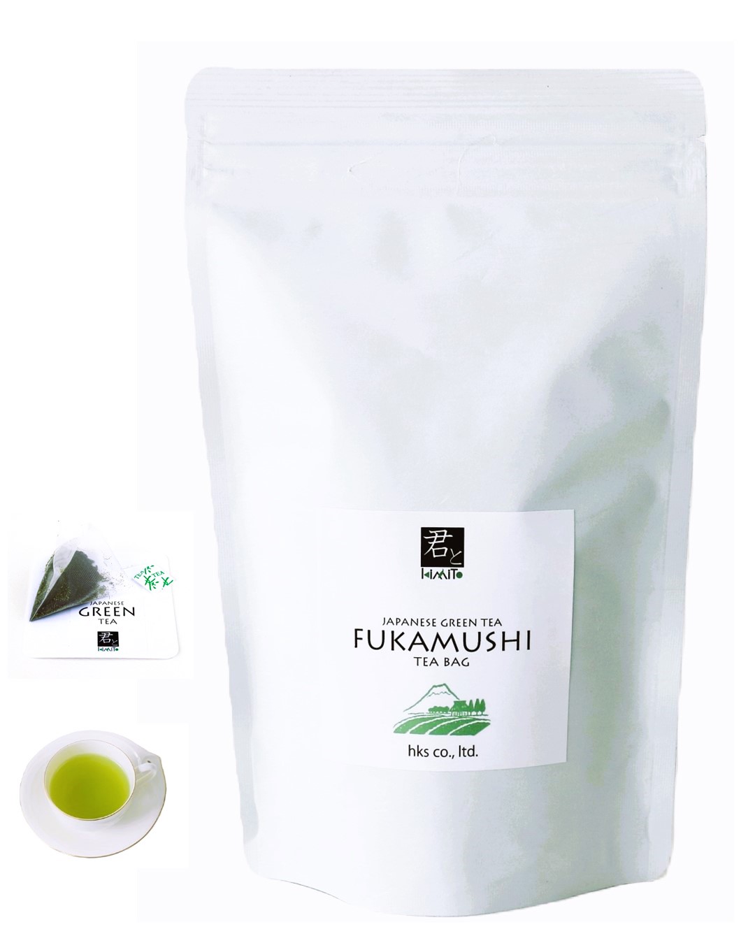 【深蒸し茶ティーバッグ】チャック袋付(5g×20包)